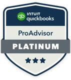 Intuit QuickBooks ProAdvisor — Platinum tier certification badge